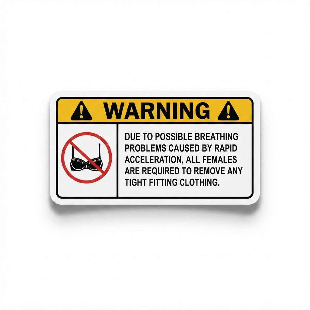 WARNING: Remove Tight Fitting Clothing